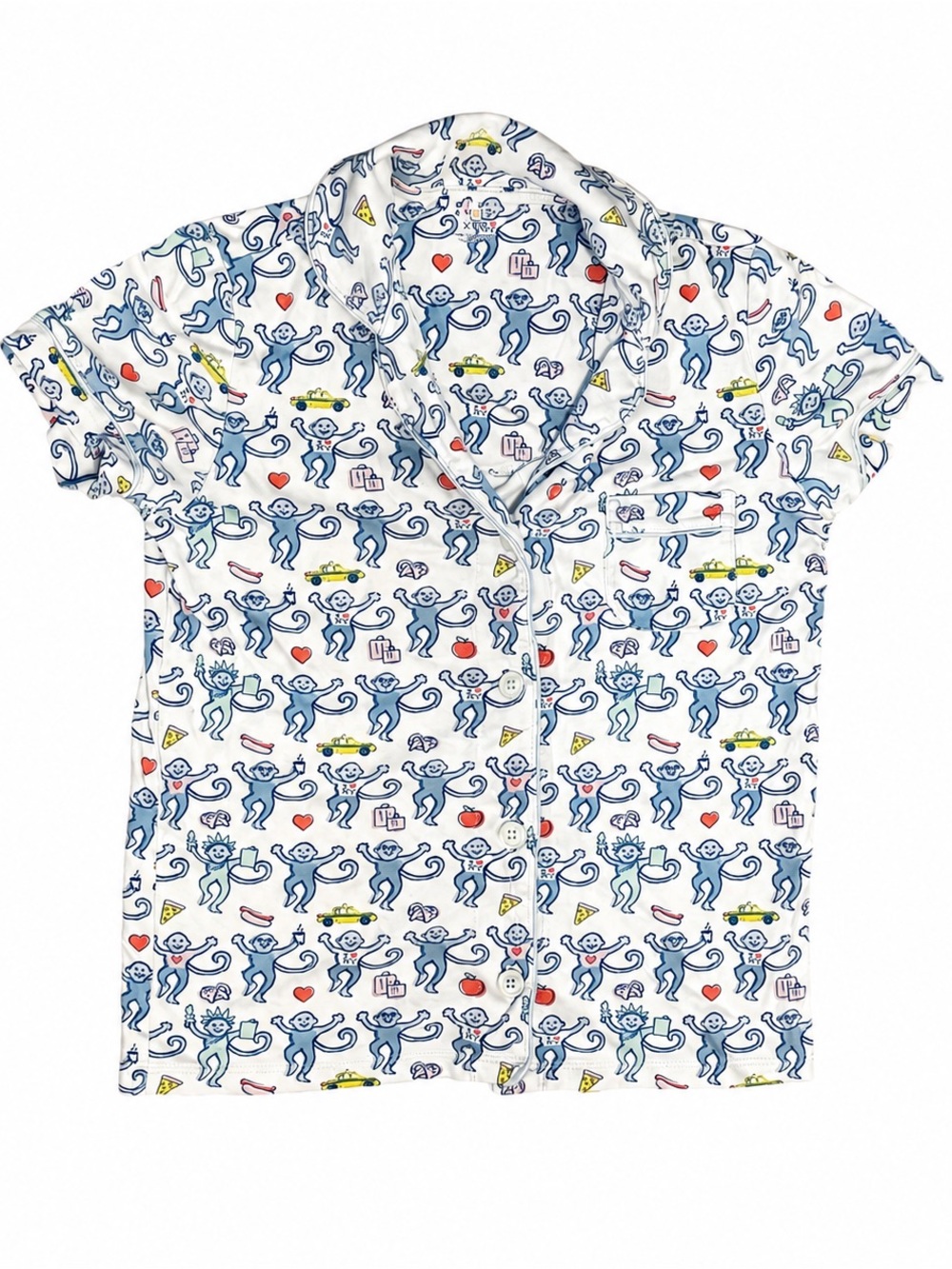 New York Roller Rabbit pj top